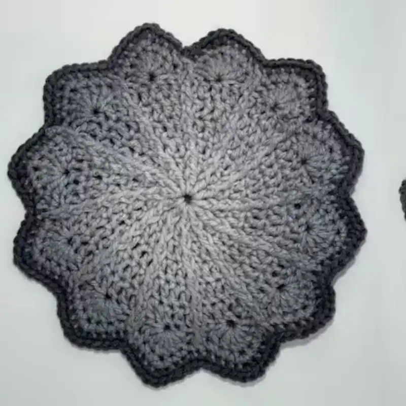 Circle Crochet Hot Pad