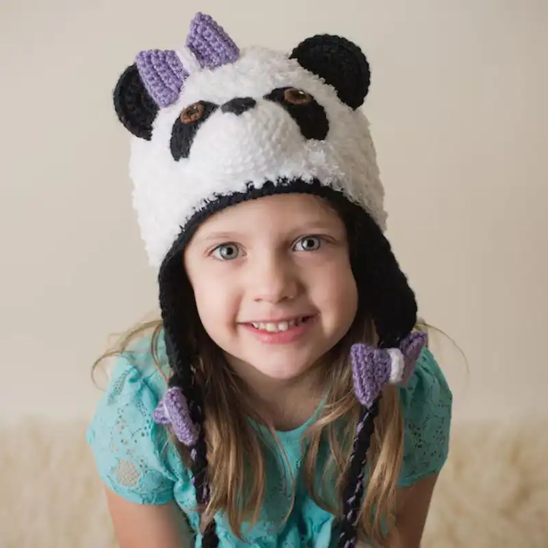 Crochet Panda Hat Pattern