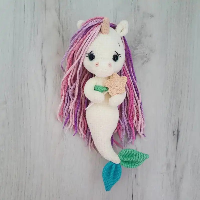 Crochet Unicorn-mermaid