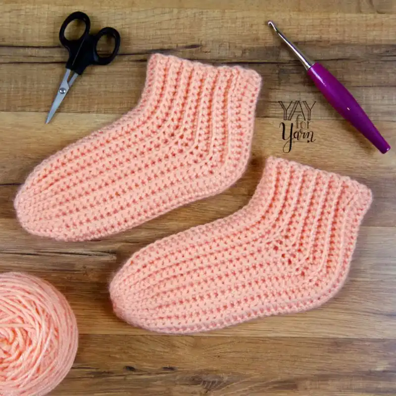 Easy Crochet Sock Pattern
