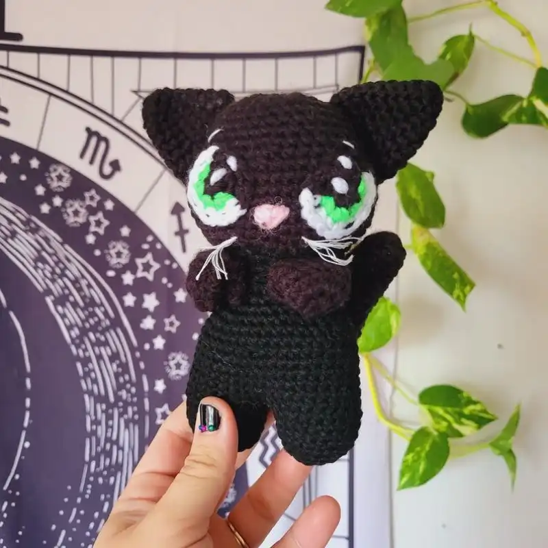 Halloween Amigurumi Black Cat Pattern