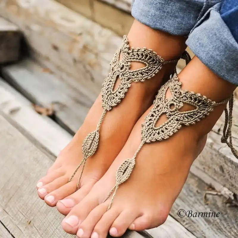 Lotus Barefoot Sandals