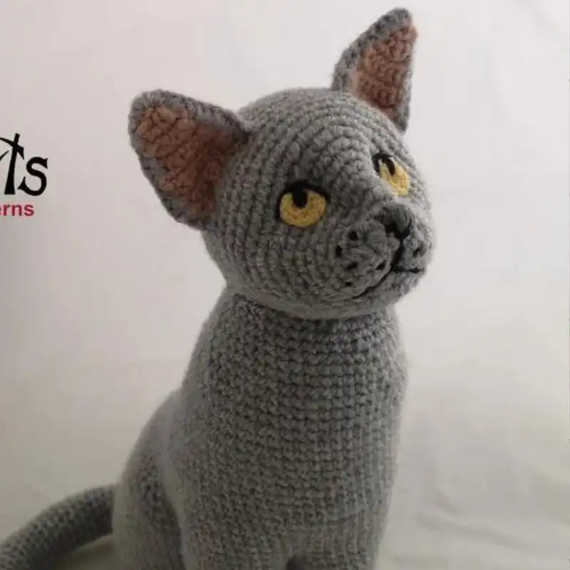 Sitting Cat Crochet Pattern