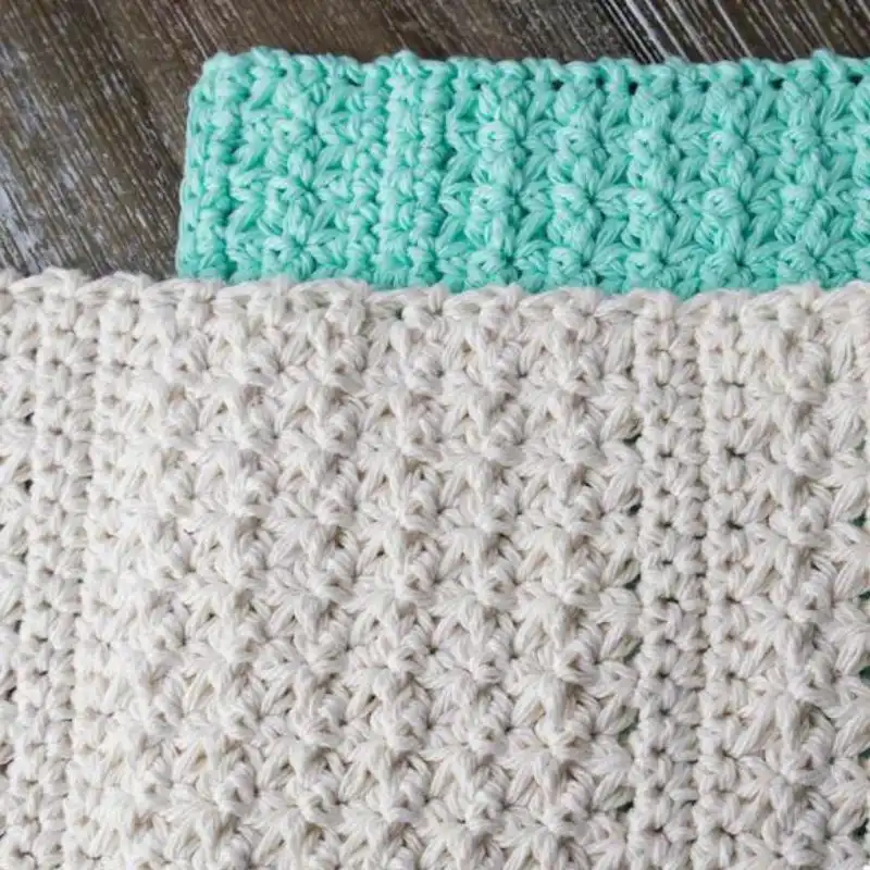 Textured Beginner Friendly Crochet Dishcloth