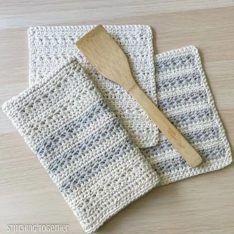 Textured Crochet Kitchen Towel Pattern