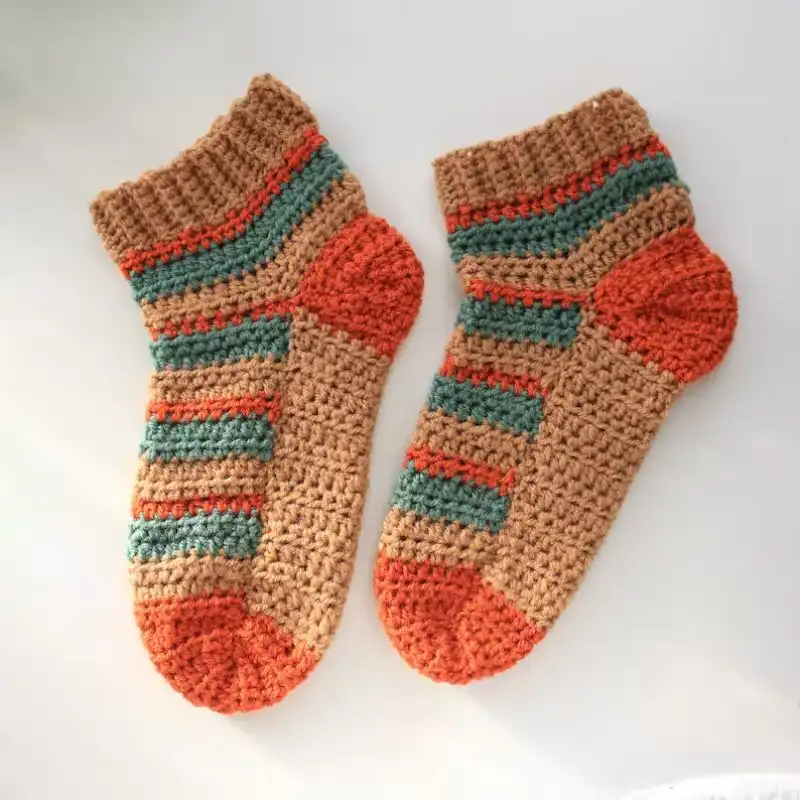The Flat Crochet Socks