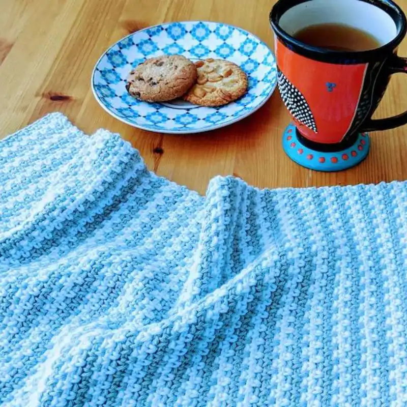 Two Color Kitchen Towel Crochet Pattern