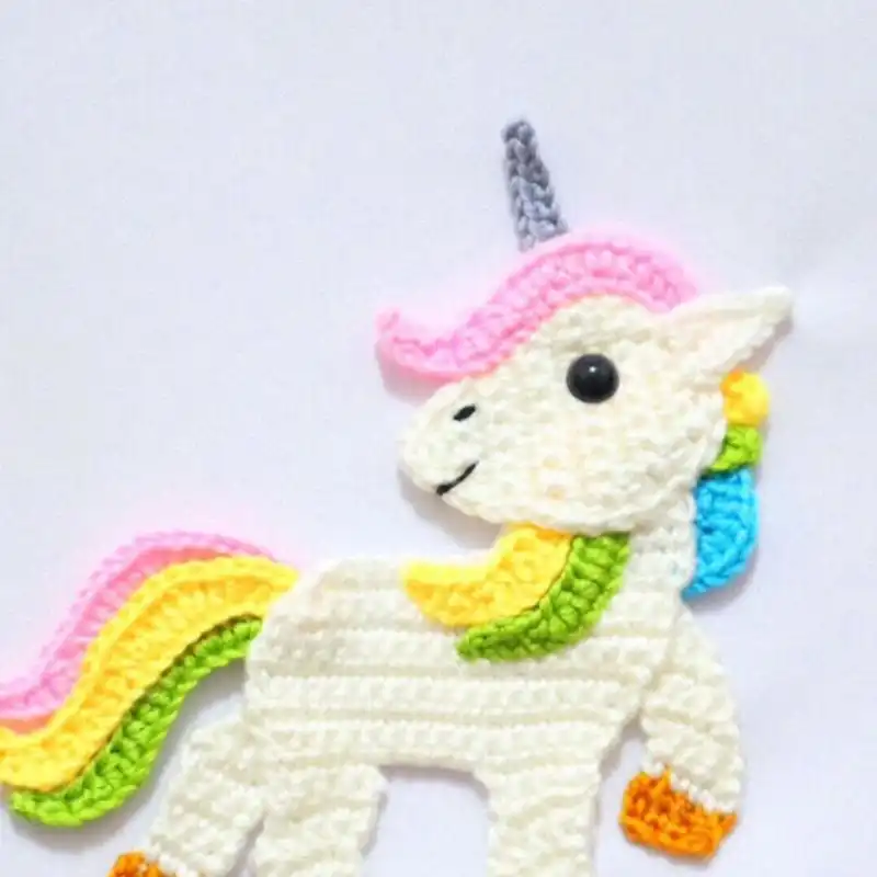 Vintage Festive Unicorn Crochet Pattern