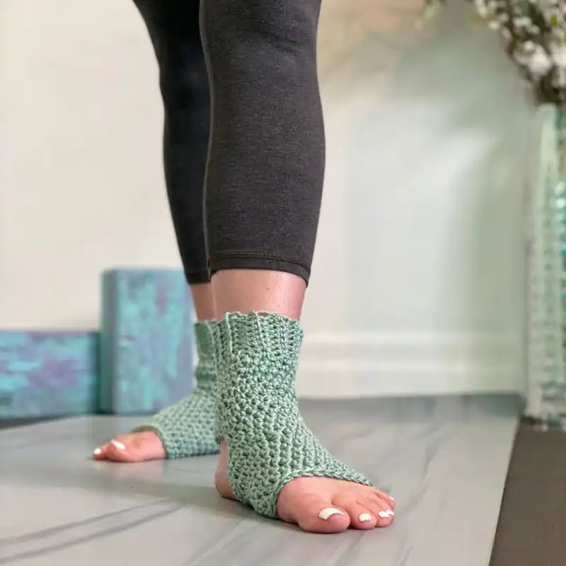 Yoga Socks Crochet Pattern